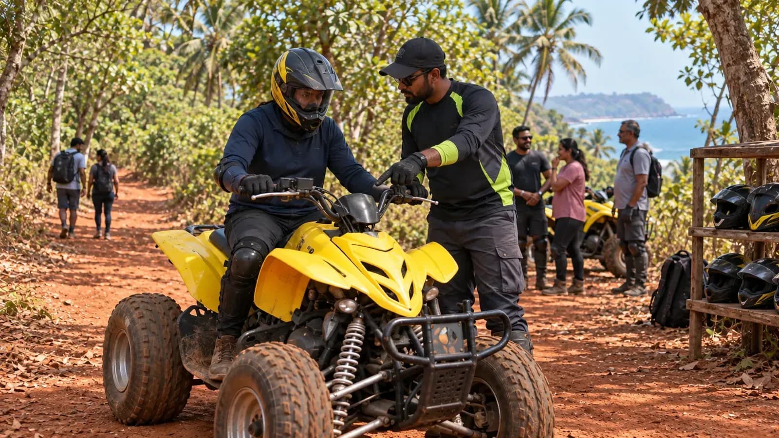ATV trail ride: the equipment