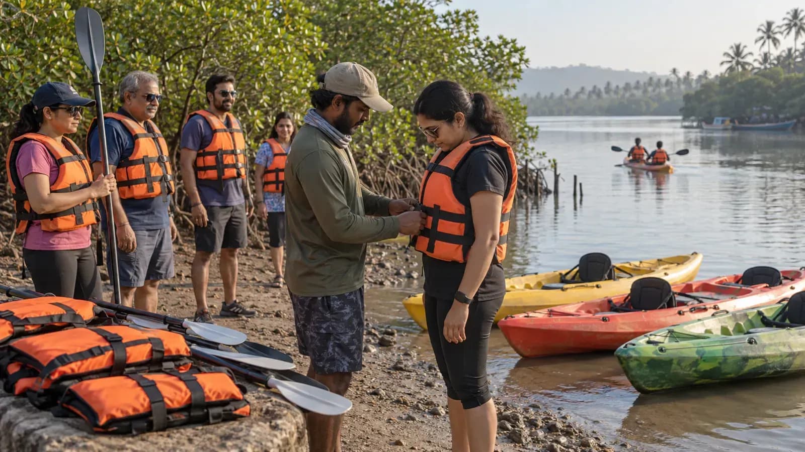 Mangrove kayaking: the equipment