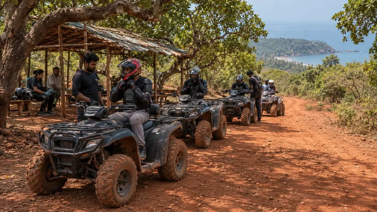 ATV trail ride: where it happens