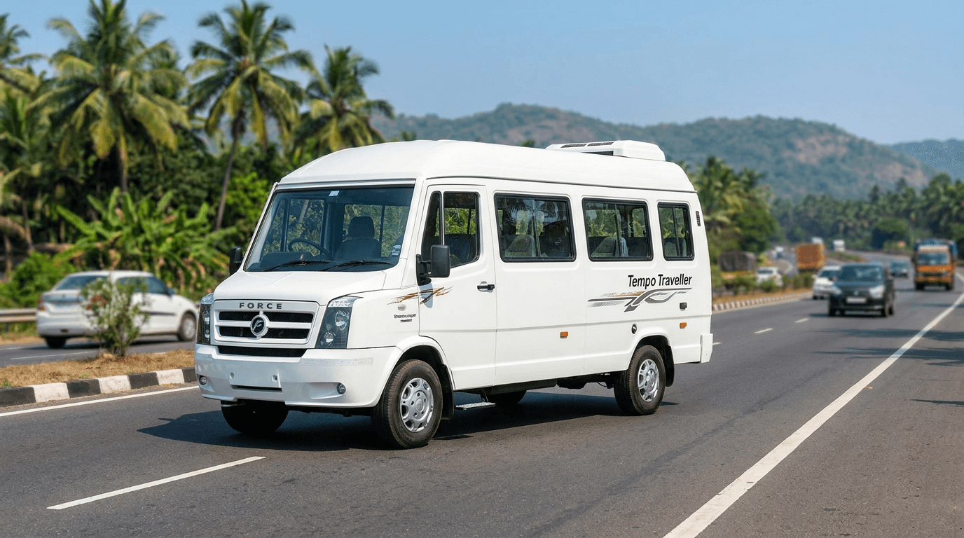 Tempo Traveller — Force Tempo Traveller 13–17 seater