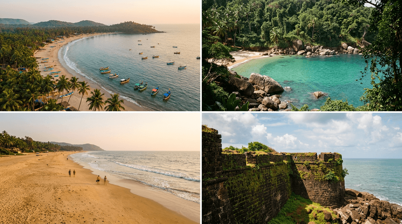 Palolem Butterfly Beach South Goa coast tour