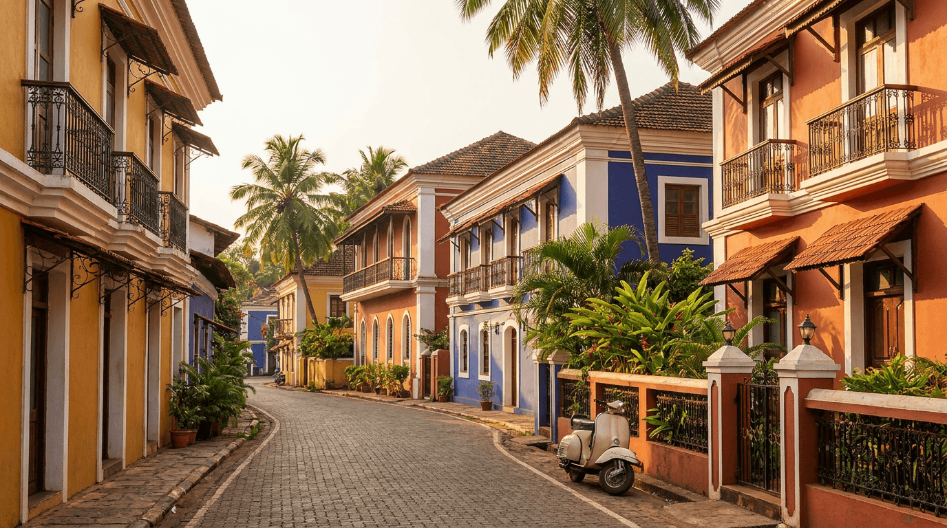 Fontainhas heritage walk Latin Quarter Panjim